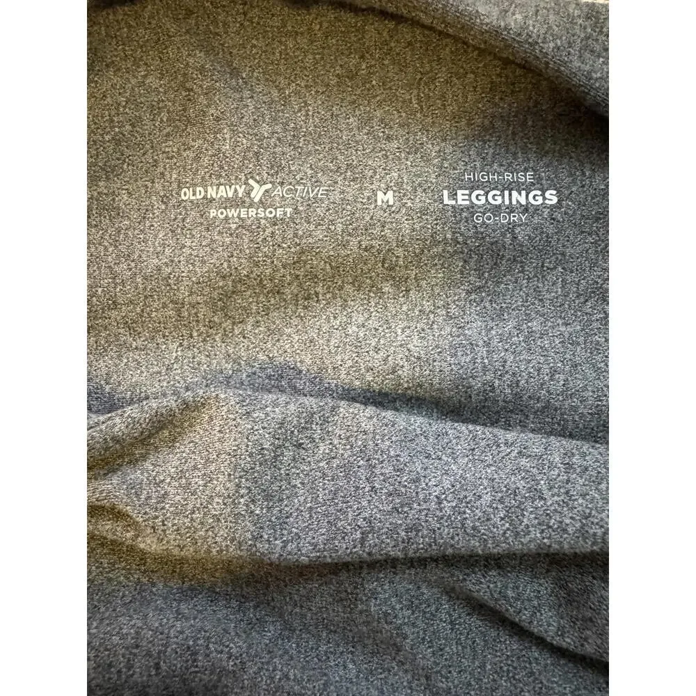 Nike Hoodie and Old Navy High-Rise Leggings Activewear Set Medium Gray - Picture 3 of 11